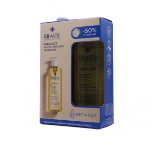 Pack Xerolact Aceite Limpiador, 750 ml. + Xerolact Aceite Limpiador, 750 ml. - Rilastil