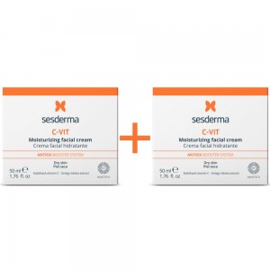 PACK DUPLO C-VIT Crema Hidratante, 50 ml. + 50 ml. - Sesderma