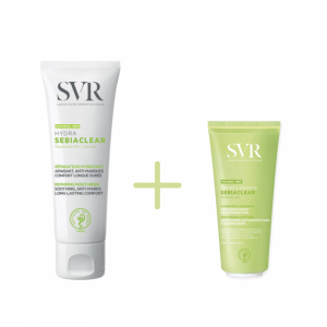 Pack Hydra Sebiaclear: Hydra Cuidado Reparador Calmante, 40 ml. + Creme Lavante, 55 ml. - SVR 