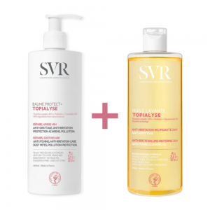Pack Topialyse Baume Protect+, 400 ml. + Topialyse Huile Lavante, 400 ml. - SVR