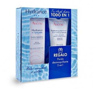 Pack Hydrance UV - Ligera Emulsión Hidratante SPF 30, 40 ml. + Regalo Fluido Desmaqillante 3 en 1, 100 ml. - Avene