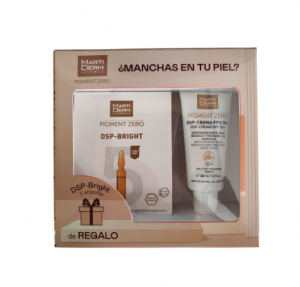 Pack Pigment Zero DSP-Crema FPS+50, 40 ml + Regalo DSP-Bright Ampollas, 5 x 2ml. - Martiderm