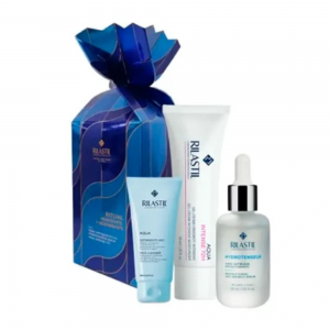 Pack Ritual Hidratante y Reafirmante: Agua Intense 72 h, 40 ml. + Agua Limpiador Facial, 15 ml. + Hydrotenseur Serum, 15 ml. - Rilastil 