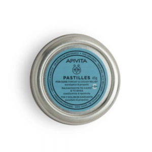 Pastillas para el Dolor de Garganta con Eucalipto y Propóleo, 45 g. - Apivita