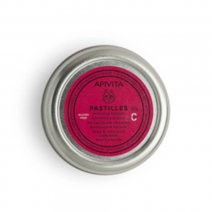Pastillas para el Dolor de Garganta con Mora y Propóleo, 45 g. - Apivita