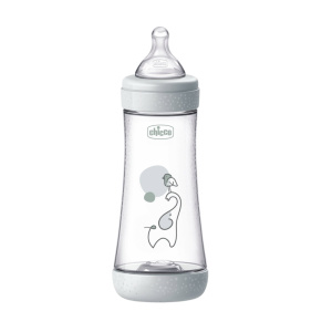 Biberón Perfect 5 silicona Gris 4M+, 300 ml. - Chicco 