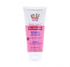 Petit Junior Gel de Baño Cuerpo y Cabello a la Frambuesa, 200 ml. - Klorane