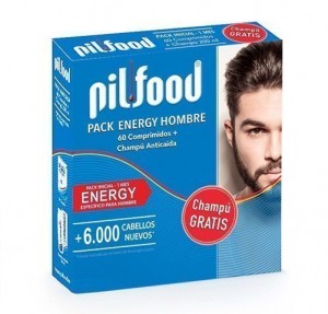 Pilfood Pack Energy Hombre, 60 Cap. + Champú ATC, 200 ml. - Laboratorio Serra Pamies