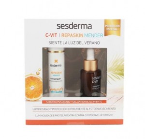 Promo C-Vit Sérum 30 ml. + Respaskin Mender Antiaging Gel 50 ml. - Sesderma 
