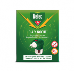 Relec Día y Noche Antimosquitos Eléctrio, 35 ml. - Perrigo
