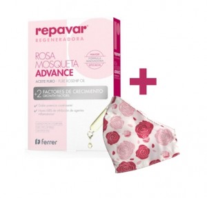 Repavar Aceite Puro de Rosa Mosqueta Advance, 15 ml. + Regalo Mascarilla. - Ferrer