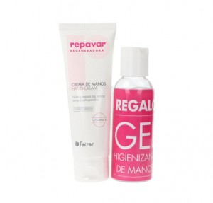 Repavar® Regeneradora Crema de Manos, 75 ml + Regalo de Gel Higienizante de Manos, 100 ml. - Ferrer