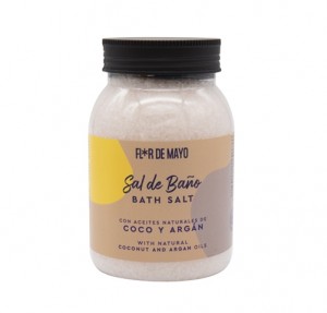 Sal de Baño Coco y Argán, 650 g. - Flor de Mayo
