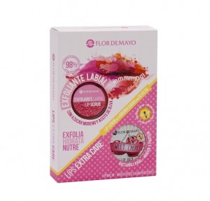 Set Exfoliante Labial 20 g + Bálsamo Labial Cherry 15 g. - Flor de Mayo