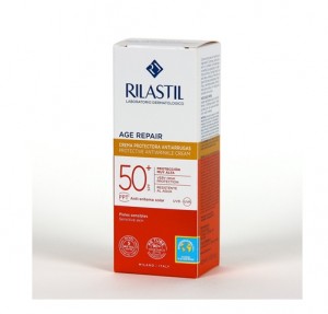 Sun System Crema Protectora Antiarrugas AGE REPAIR SPF 50+, 40 ml. - Rilastil