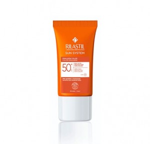 Sun System Emulsión Color SPF 50+, 50 ml. - Rilastil