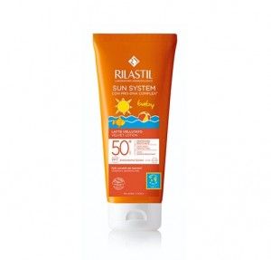 Sun System Loción Velvet Baby SPF50+, 200 ml. - Rilastil