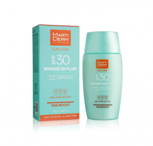 Sun Care Bronze (D) Fluid SPF30, 50 ml. - Martiderm