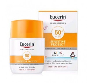 Sun Fluid Kids Pocket FPS 50+, 50 ml. - Eucerin