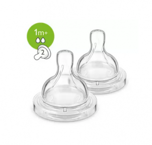Tetina Anticólicos, Flujo Lento 1+ Meses, 2 ud. - Philips Avent