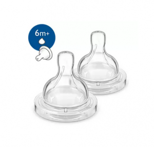Tetina Anticólicos, Flujo Liquidos Espesos 6+ Meses, 2 ud. - Philips Avent