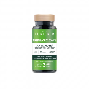 Triphasic Cápsulas Anticaída Crecimiento & Fuerza 3 meses, 90 Cáps. - René Furterer