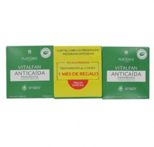 Trio Vitalfan Anticaída Progresiva, 3x30 cápsulas. - René Furterer