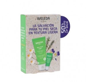 Pack Skin Food Light Crema Nutrición Intensa Textura Ligera, 30 ml. + Skin Food Lip Balm Bálsamo Reparador, 8 ml. - Weleda