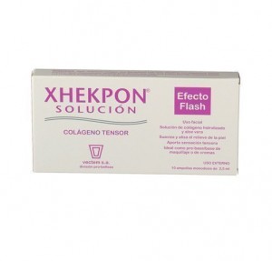 Xhekpon Solucion Colageno Tensor  Efecto Flash 10 Ampollas de 2,5 ml. -  Vectem