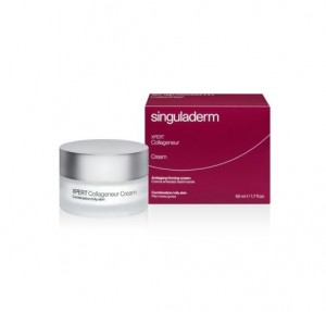 Xpert Collageneur Crema Reafirmante Antiedad Piel Mixta y Grasa, 50 ml. - Singuladerm
