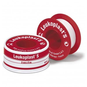 Esparadrapo - Leukoplast (1 Unidad 5 M X 2,5 Cm Color Blanco)
