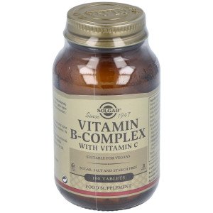 Solgar Vitamina B Complex Con Vitamina C 100 Comp.