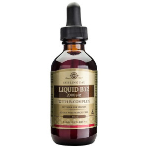 Solgar Vitamina B12 Líquida 2000Mcg Con B-Complex 59Ml