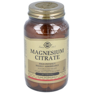 Solgar Citrato Magnesio 60 Comprimidos