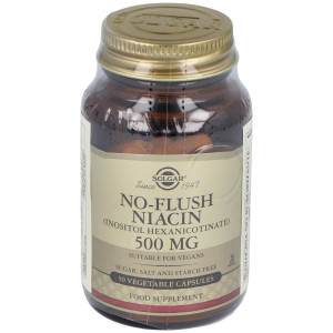 Niacina No Ruborizante 500Mg. 50Vegicaps
