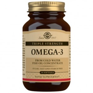 Solgar Omega 3 Triple Conc 50 Cápsulas Blandas
