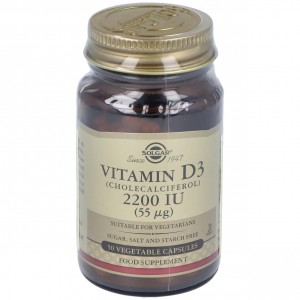 Solgar Vitamina D3 2200Ui 55Mcg 50 Cápsulas