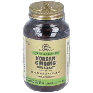 Solgar Ginseng Coreano Extracto De Raíz 60Vcaps