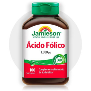Jamieson Ácido Fólico 1000Mcg 100 Comp