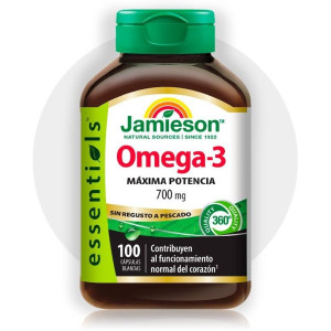 Jamieson Omega 3 Fuerza Extra 700Mg 100 Cápsulas