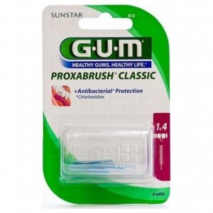 Gum Recambio Proxabrush Classic Cilíndrico 8Uds