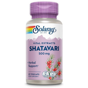 Shatavari 500 Mg Vegcaps, Vitaminas Y Suplementos Solaray - Perfumes Club