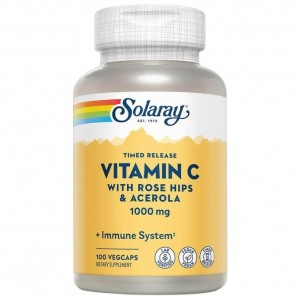 Solaray Acción Retardada Vitamina C 1000 Mg, 100 Unidades