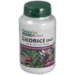 Licorice (Dgl) Regaliz500Mg. 60Cap. Herbal Actives