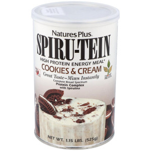 Nature'S Plus Spiru Tein Cookies Y Cream 525G