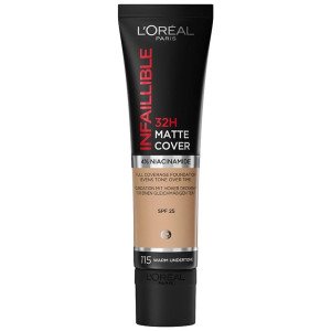 Infaillible 32H Matte Cover Foundation 115 Warm Undertone 30 Ml