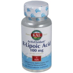 Kal R Lipoic Acid Activoxidant 100Mg 60Caps