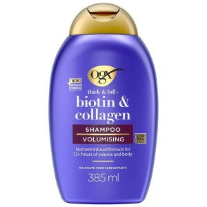 Ogx, Champú, Sin Sulfatos Ni Parabenos, Con Biotina Y Colágeno, Para Pelo Fino 385 Ml