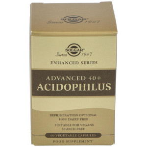 40 Plus Acidophilus Avanzado Cápsulas Vegetales 60 U