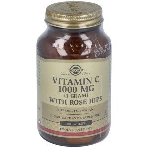 Vitamina C 1000Mg Rose Hips 100Comp.